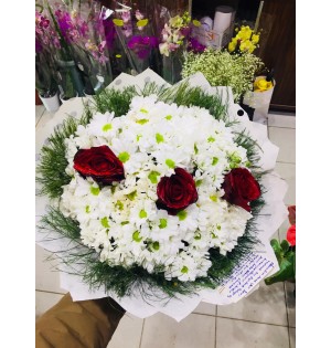Papatya 3 lü Gül Buketi